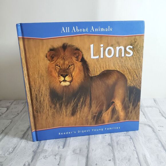 Educational Vintage Reader's Digest All About Lions - Picture 1 of 5